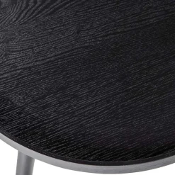 Hot Wohnen Runde 3-Fuß Couchtische in Schwarz - Lavasa (zweiteilig)