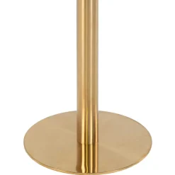 Online Wohnen Runder Bartisch in Marmor Optik & Gold - Vinarios