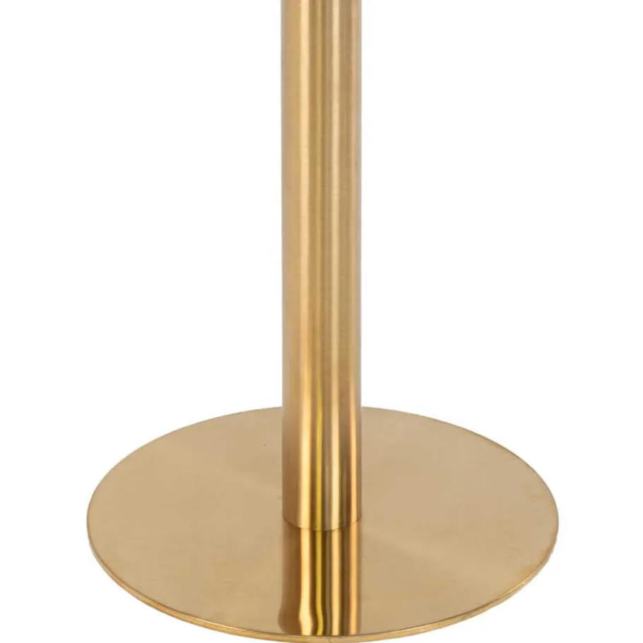 Online Wohnen Runder Bartisch in Marmor Optik & Gold - Vinarios