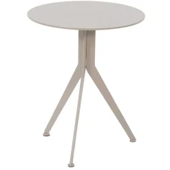 Outlet Wohnen Runder Beistelltisch in Taupe - Rody