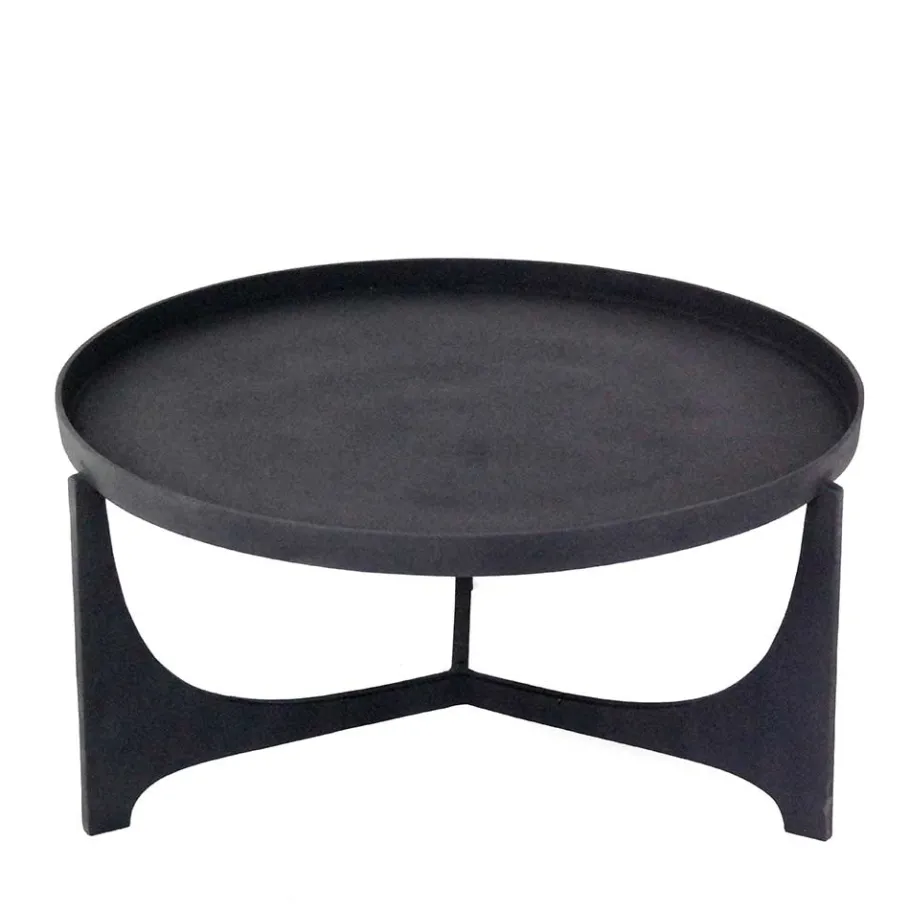 New Wohnen Runder Couchtisch aus Aluminium - Wangosia