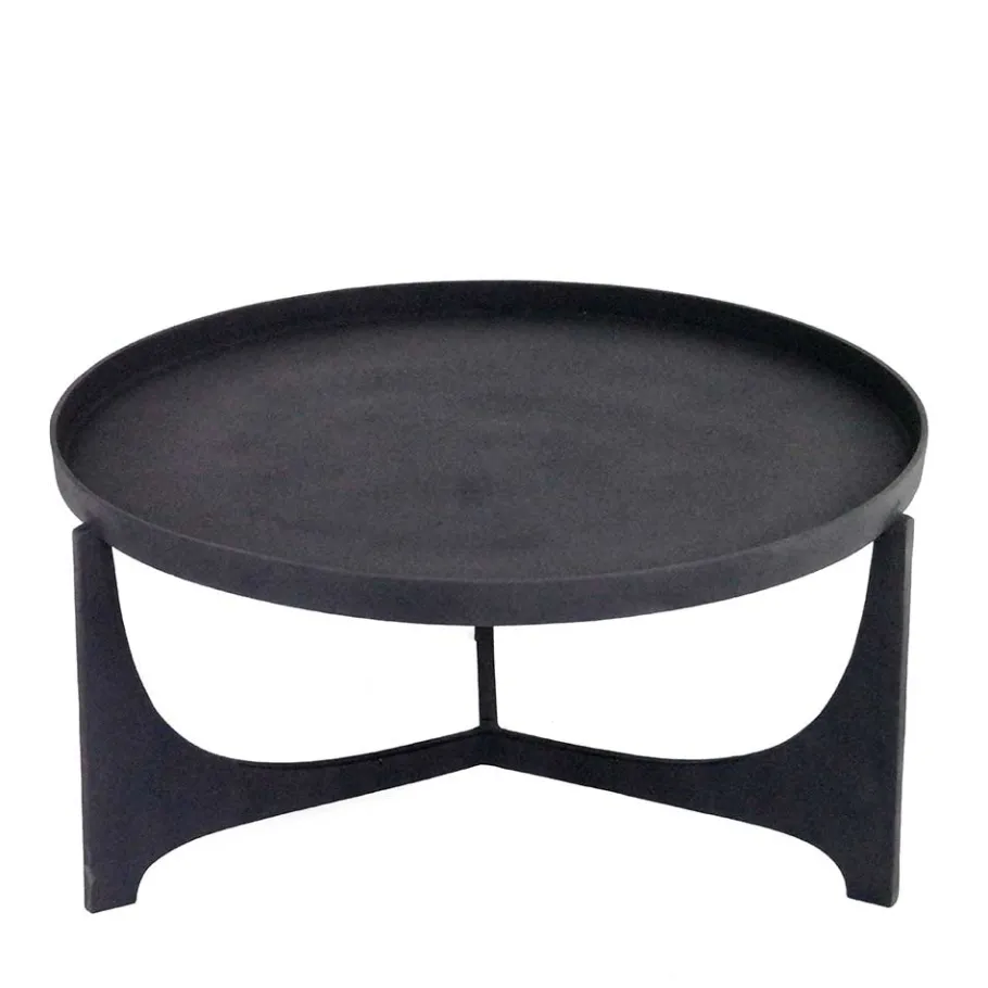 New Wohnen Runder Couchtisch aus Aluminium - Wangosia