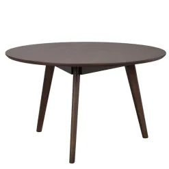 New Wohnen Runder Couchtisch in Eiche Dunkel - Arletta