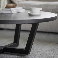 Sale Wohnen Runder Couchtisch mit Durchmesser 110 cm - Cantabry