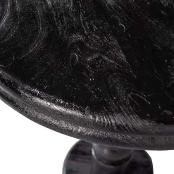 Outlet Wohnen Runder Design-Bartisch in Schwarz - Imonasa