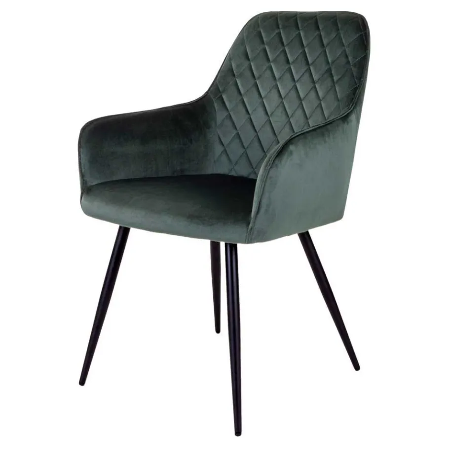 Hot Wohnen Runder Designtisch & 4 Stühle - Annescu (fünfteilig)