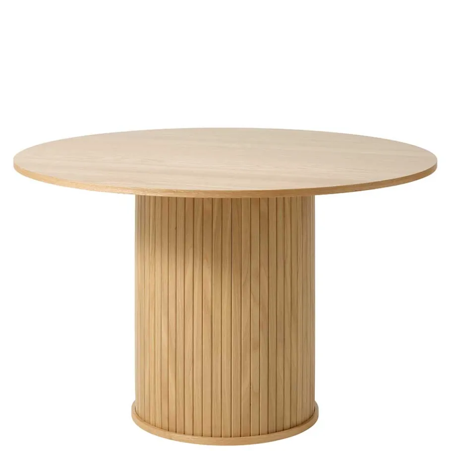 New Wohnen Runder Esszimmertisch auf Säulenfuß - modern - Teorina