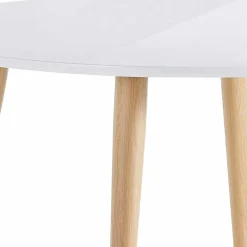 Best Wohnen Runder Esszimmertisch in Weiß glänzend - Price