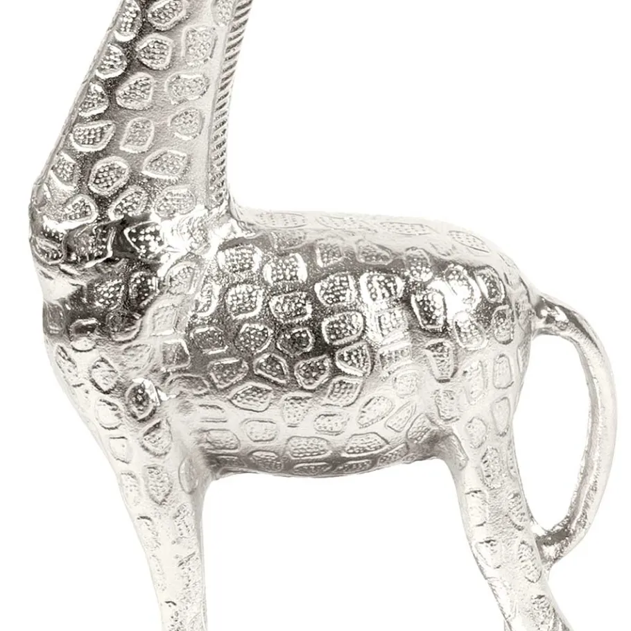 Best Wohnen Runder Glas Beistelltisch mit Giraffe als Fuß - Fenya