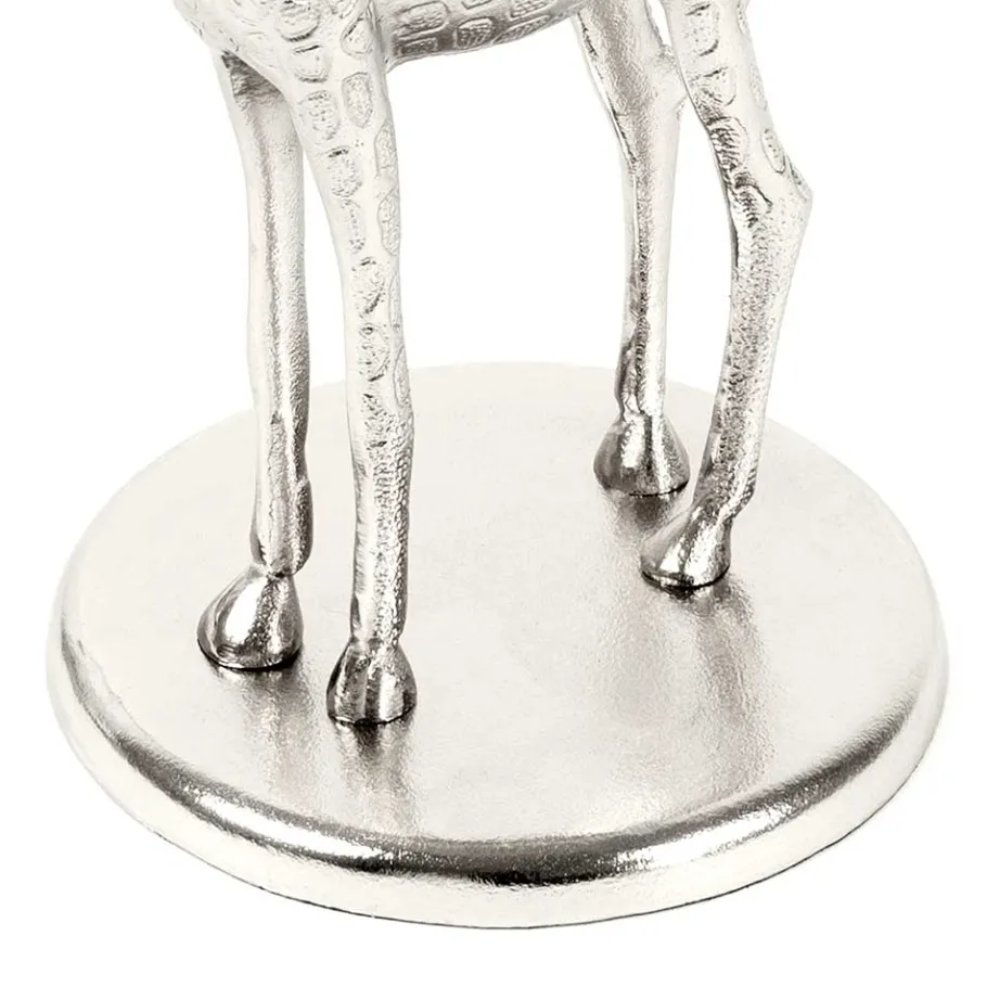 Best Wohnen Runder Glas Beistelltisch mit Giraffe als Fuß - Fenya