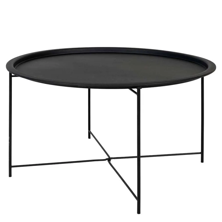 Discount Wohnen Runder Metall Couchtisch im Modernen Stil - Syrecs