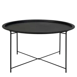 Discount Wohnen Runder Metall Couchtisch im Modernen Stil - Syrecs