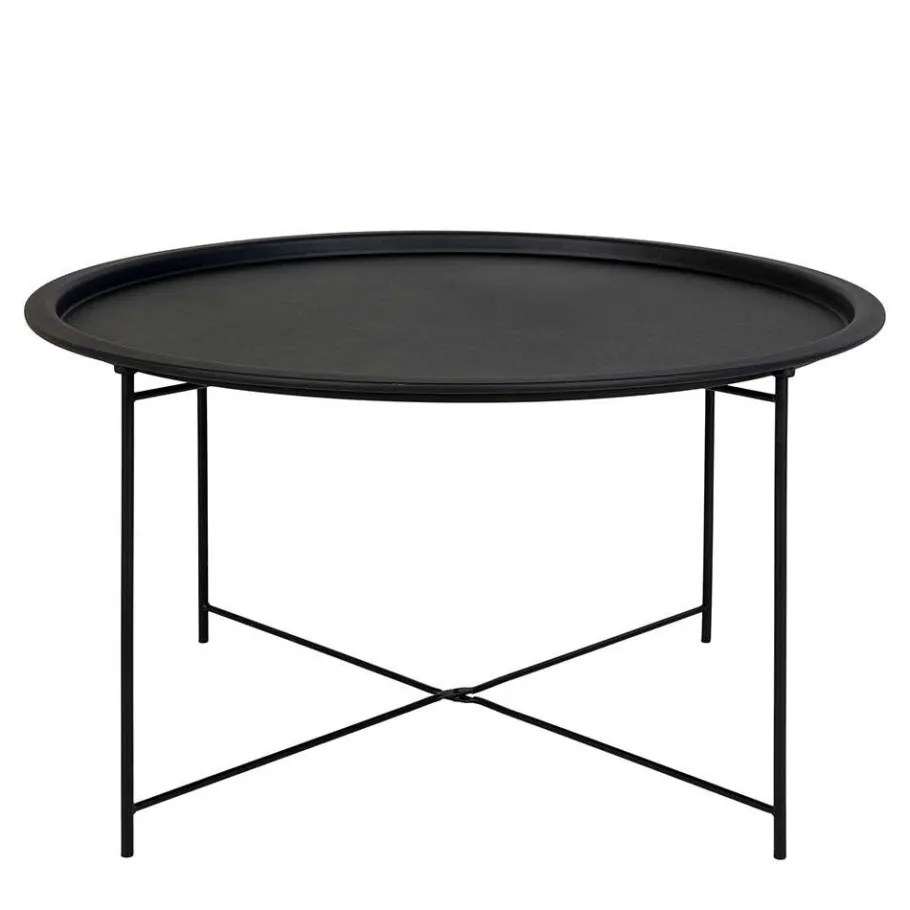 Discount Wohnen Runder Metall Couchtisch im Modernen Stil - Syrecs