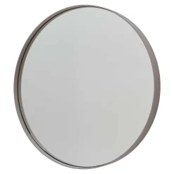 Online Wohnen Runder Retro Spiegel in Taupe - Sumatria