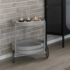 Hot Wohnen Runder Servierwagen im Skandi Design - Veladrano