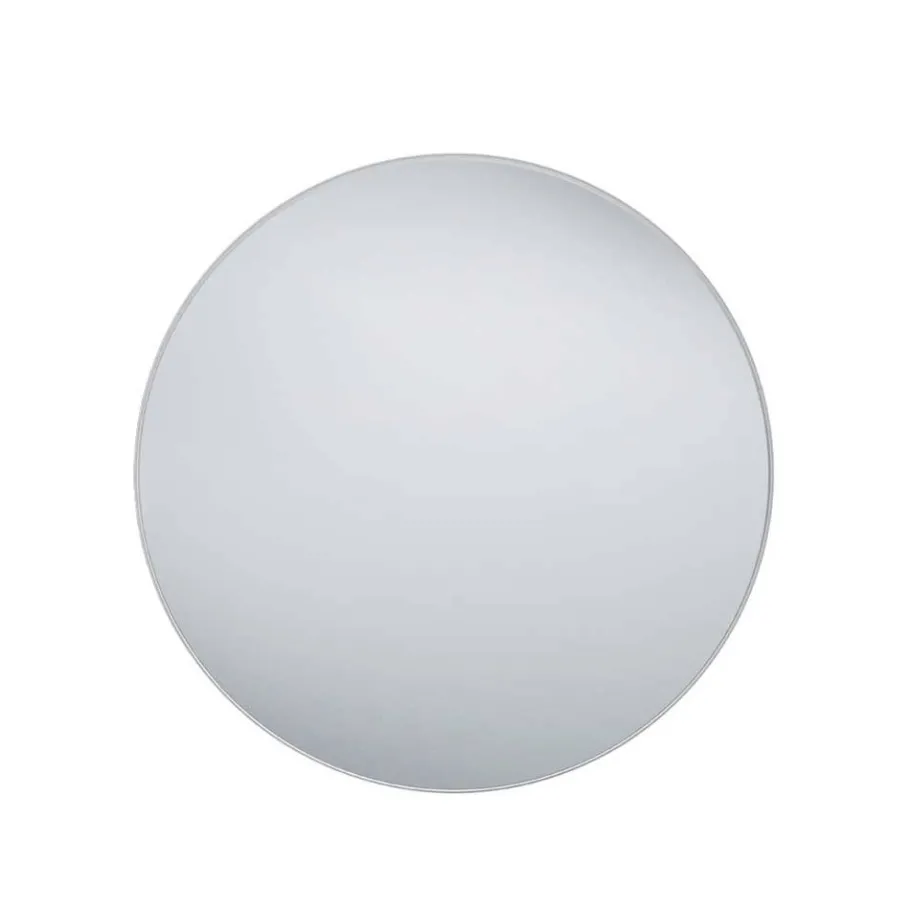 Sale Wohnen Runder Spiegel 80 cm in Silber - Ugian