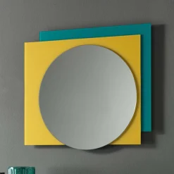 New Wohnen Runder Spiegel & rechteckiges Glas - Howland