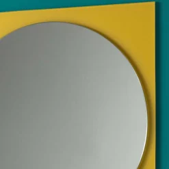 New Wohnen Runder Spiegel & rechteckiges Glas - Howland