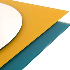 New Wohnen Runder Spiegel & rechteckiges Glas - Howland