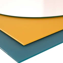 New Wohnen Runder Spiegel & rechteckiges Glas - Howland