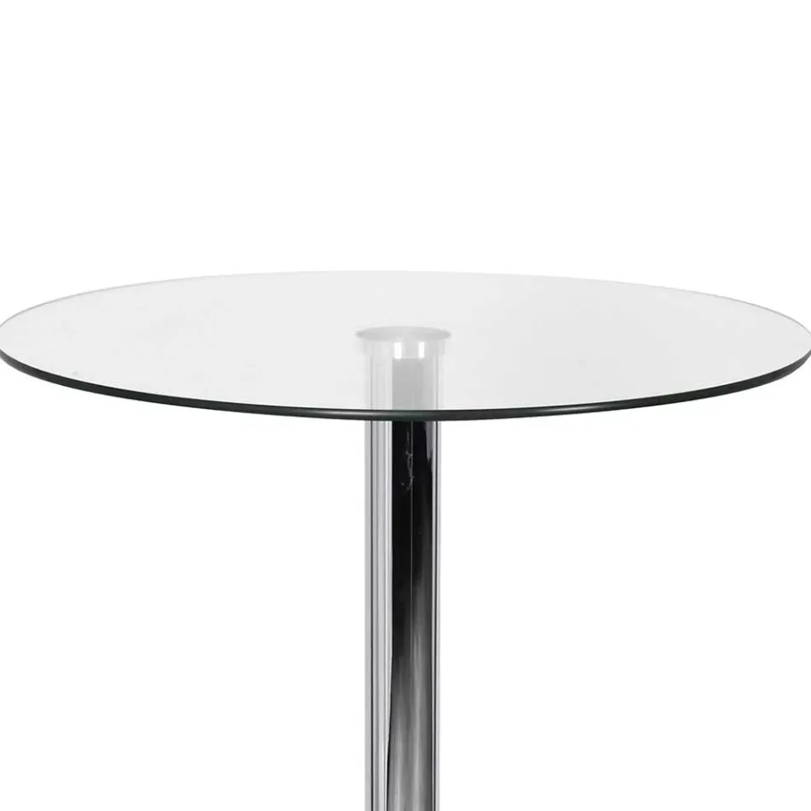 Best Wohnen Runder Stehtisch mit Glasplatte - Actives