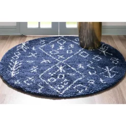 Best Wohnen Runder Teppich mit Ethno Muster - Myron