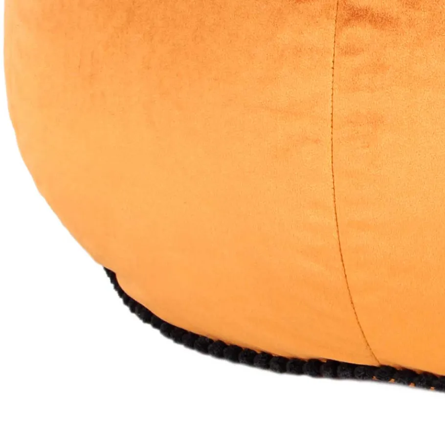 New Wohnen Rundes Yoga-Kissen in Bronze Samt - Colistran