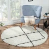 Discount Wohnen Rundteppich mit Hochflor - Gotamy
