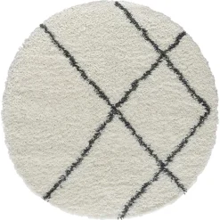 Discount Wohnen Rundteppich mit Hochflor - Gotamy