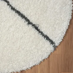 Discount Wohnen Rundteppich mit Hochflor - Gotamy