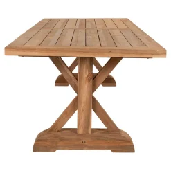 Best Wohnen Rustikaler Gartentisch aus Teak Massivholz - Acess