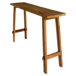Sale Wohnen Rustikaler Konsolentisch aus Teak Massivholz - Sunhide