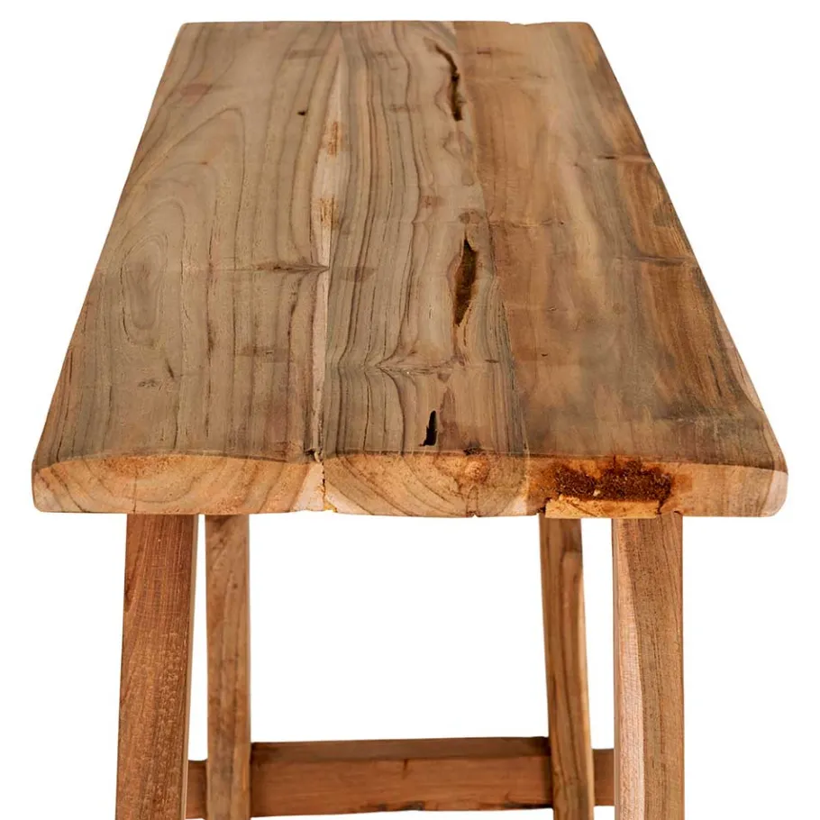 Sale Wohnen Rustikaler Konsolentisch aus Teak Massivholz - Sunhide