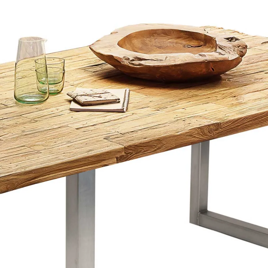 Best Wohnen Rustikaler Tisch aus recyceltem Teak - Marissa