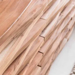 Outlet Wohnen Rustikales Design Sideboard Pisino aus Holz Akazie massiv