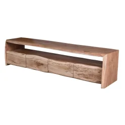 Best Wohnen Rustikales Lowboard mit Naturkante - Necrus