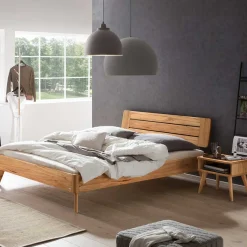 Hot Wohnen Rustikal-modernes Doppelbett aus Wildbuche - Polentona