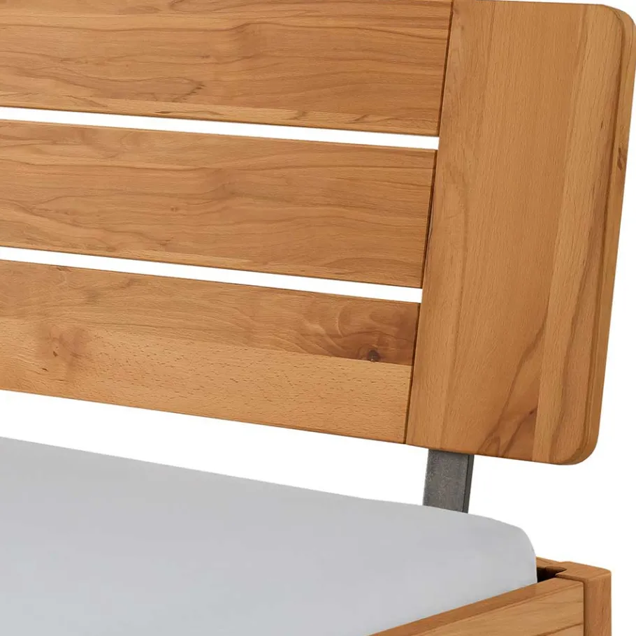 Hot Wohnen Rustikal-modernes Doppelbett aus Wildbuche - Polentona