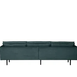 New Wohnen Samt 3 Sitzer Couch in Blau - Fledos
