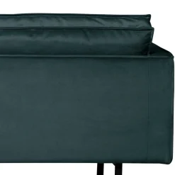 New Wohnen Samt 3 Sitzer Couch in Blau - Fledos