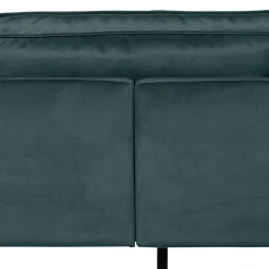 New Wohnen Samt 3 Sitzer Couch in Blau - Fledos