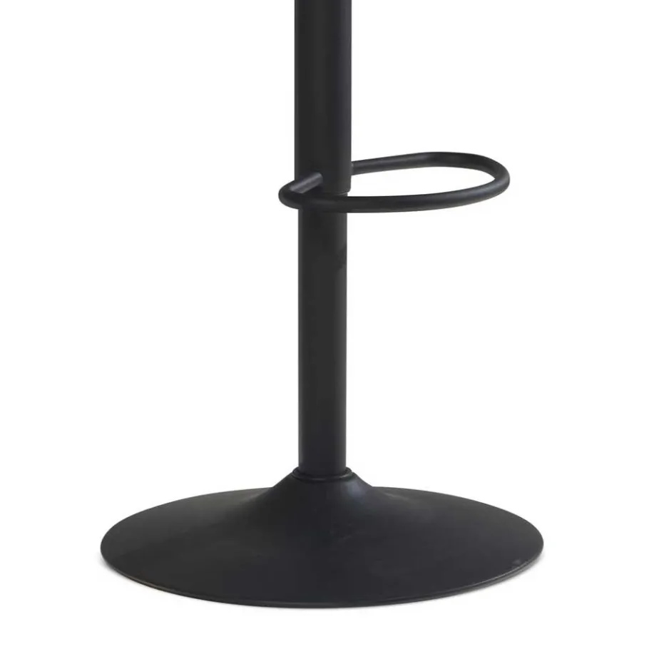 Wohnen Samt Barstuhl in Beige - Heats