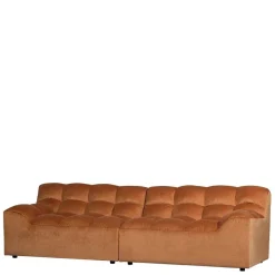 Online Wohnen Samt Designcouch in Terracotta - Gracey