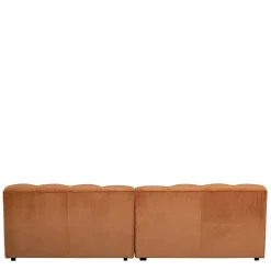 Online Wohnen Samt Designcouch in Terracotta - Gracey