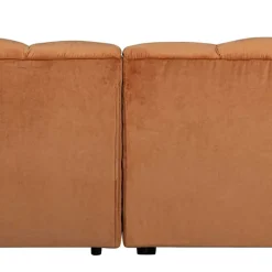 Online Wohnen Samt Designcouch in Terracotta - Gracey