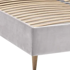 Online Wohnen Samt Doppelbett mit Bettkasten - Diadonna