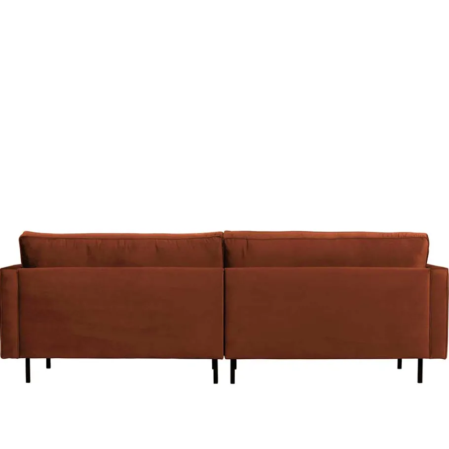 Sale Wohnen Samt Dreisitzer Couch in Rost Braun - Naryon
