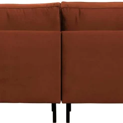 Sale Wohnen Samt Dreisitzer Couch in Rost Braun - Naryon