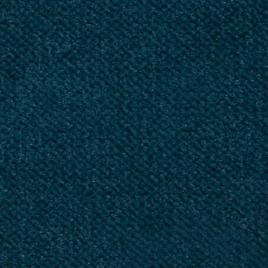 New Wohnen Samt Polsterecke in Blau - Cumagon