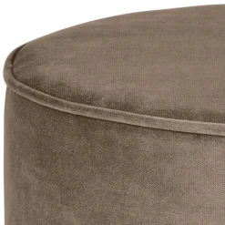 New Wohnen Samt Polsterhocker im Zylinder Design - Griffina